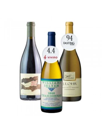 Trio - Williams Selyem Drake Estate Chardonnay | Beaux Freres Stardance Pin..