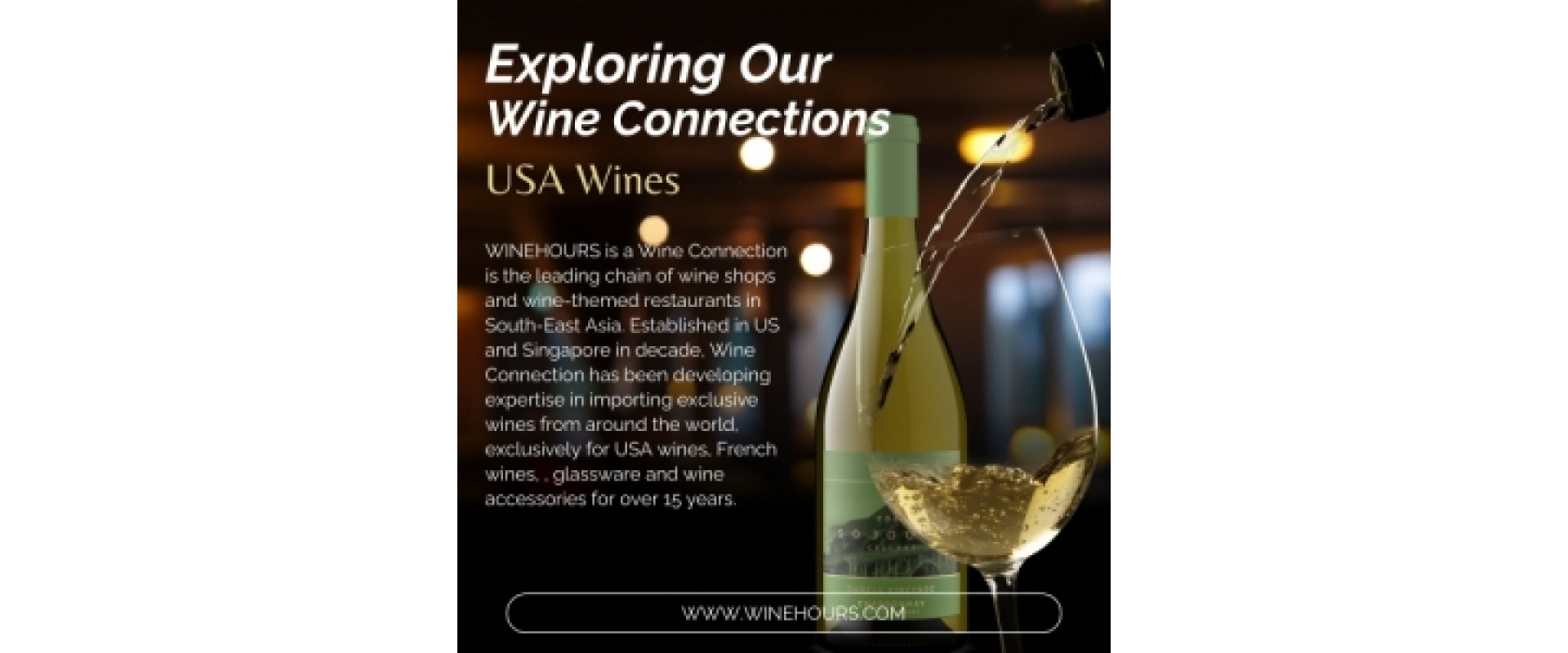 Wine Connection Tasting Events for USA Wines